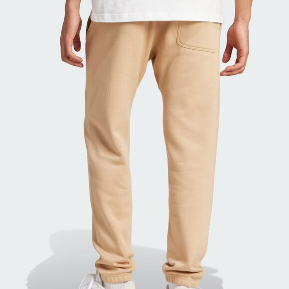 NWT Large Adidas ALL SZN Fleece Regular Tapered Pants Warm Sandstone Joggers - Picture 5 of 6